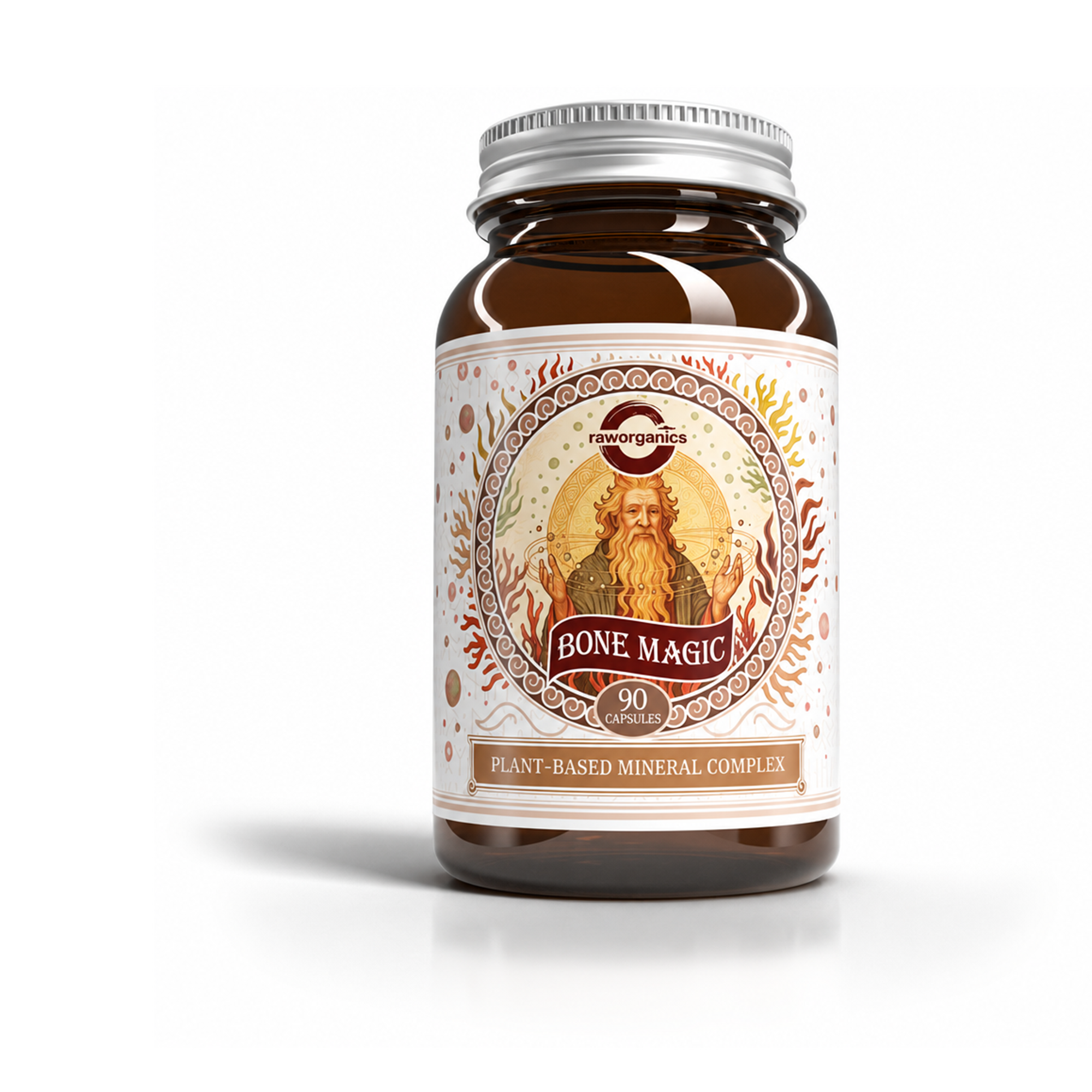 Bone Magic 90 capsules - amber jar