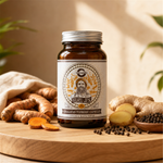 Guru Ji's Turmeric Capsules with fresh turmeric, ginger and black pepper